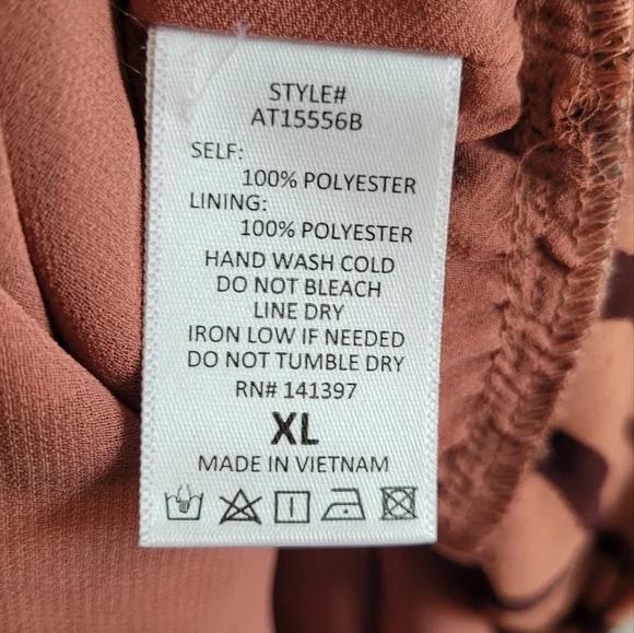 Revolve NWT ASTR The Label Pink Brown Animal Print Tank Size XL - Picture 6 of 6